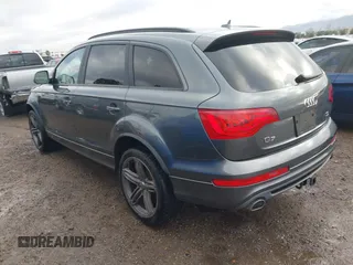 2014 Audi Q7 3.0L TDI Prestige with VIN WA1WMAFE0ED018516, listed as a IAAI auction lot 41749208 with 129,498 mi miles. Bid and sale history available at carsss.com. Image 3.