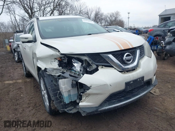 2016 Nissan Rogue SL with VIN 5N1AT2MV8GC810347, listed as a IAAI auction lot 41654575 with 102,662 mi miles and . Bid and sale history available at DreamBid. Image 6.