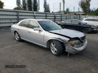 2002 Lincoln LS w/Base Pkg with VIN 1LNHM87A52Y648308, listed as a Copart auction lot 46311065 with 84,684 mi miles and Salvage Title. Bid and sale history available at carsss.com. Image 4.
