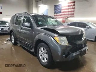 2008 Nissan Pathfinder S z VIN 5N1AR18B28C663307, wystawiony jako Copart lot #52365095 z przebiegiem 119 663 mil mil oraz Szkoda całkowita • Salvage title. Historia ofert i sprzedaży dostępna na DreamBid. Obrazek 4.
