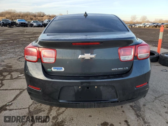 2015 Chevrolet Malibu LS with VIN 1G11B5SL7FF101876, listed as a Copart auction lot 43988505 with 136,289 mi miles and Salvage Title. Bid and sale history available at DreamBid. Image 6.