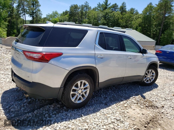 2019 Chevrolet Traverse LT Cloth with VIN 1GNEVGKW0KJ151183, listed as a Copart auction lot 60988104 with 82,431 mi miles and Salvage Title. Bid and sale history available at carsss.com. Image 3.