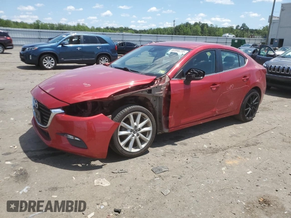 2017 Mazda 3 Touring with VIN 3MZBN1V71HM111118, listed as a Copart auction lot 60898235 with 155,473 mi miles and Salvage title. Bid and sale history available at DreamBid. Image 1.
