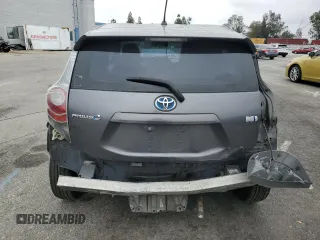 2012 Toyota Prius c One with VIN JTDKDTB32C1028595, listed as a Copart auction lot 53305535 with Not Provided miles and Salvage Title. Bid and sale history available at carsss.com. Image 6.