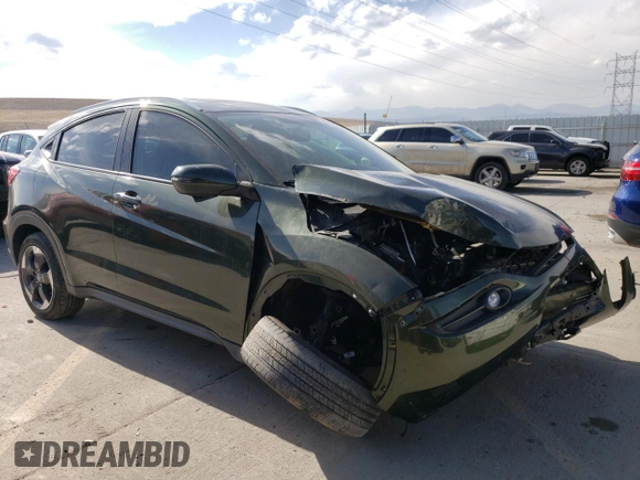 2018 Honda HR-V EX-L with VIN 3CZRU6H70JM701159, listed as a Copart auction lot 47789435 with 28,972 mi miles and Salvage Title. Bid and sale history available at carsss.com. Image 4.