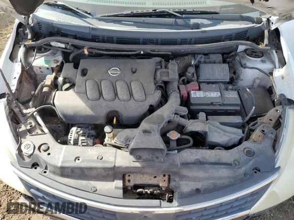 2007 Nissan Versa 1.8 S with VIN 3N1BC13E27L378429, listed as a Copart auction lot 48575995 with 92,504 mi miles and Salvage Title. Bid and sale history available at carsss.com. Image 13.
