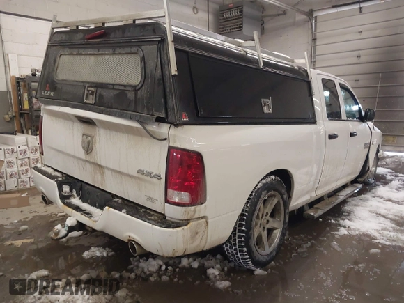 2017 Ram 1500 Express with VIN 1C6RR7FT9HS620148, listed as a IAAI auction lot 41565209 with 101,418 mi miles. Bid and sale history available at carsss.com. Image 4.