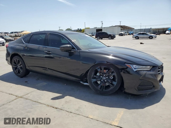2024 Acura TLX Technology with VIN 19UUB5F43RA000103, listed as a Copart auction lot 61647254 with 8,929 mi miles and Salvage Title. Bid and sale history available at DreamBid. Image 4.