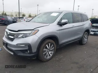 2019 Honda Pilot EX-L with VIN 5FNYF6H54KB055687, listed as a IAAI auction lot 42050539 with 50,989 mi miles and . Bid and sale history available at carsss.com. Image 18.