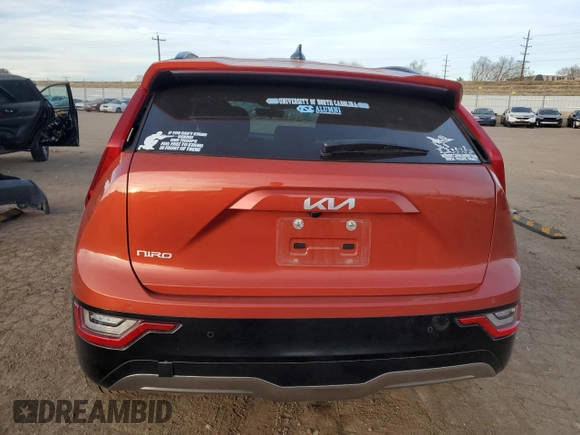 2023 Kia Niro Wave with VIN KNDCT3L12P5040197, listed as a Copart auction lot 87466814 with 20,138 mi miles and Salvage Title. Bid and sale history available at DreamBid. Image 6.
