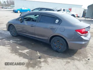 2015 Honda Civic Sedan LX with VIN 19XFB2E55FE061929, listed as a IAAI auction lot 41711847 with 140,906 mi miles. Bid and sale history available at carsss.com. Image 3.