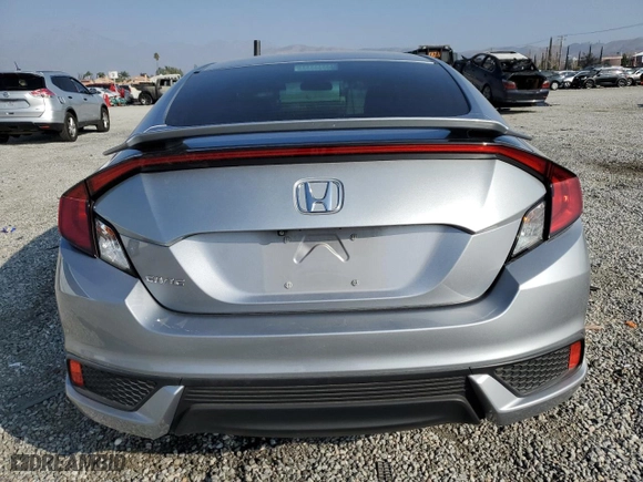 2018 Honda Civic Coupe LX-P with VIN 2HGFC4B08JH304407, listed as a Copart auction lot 43776615 with 82,304 mi miles and Salvage Title. Bid and sale history available at carsss.com. Image 6.