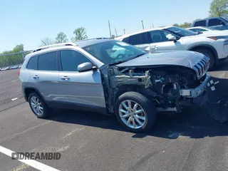 2017 Jeep Cherokee Limited with VIN 1C4PJLDB4HW517979, listed as a IAAI auction lot 41988609 with 116,500 mi miles. Bid and sale history available at carsss.com. Image 13.