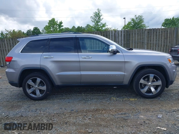 2014 Jeep Grand Cherokee Limited with VIN 1C4RJEBG0EC547674, listed as a IAAI auction lot 42198600 with 122,969 mi miles and . Bid and sale history available at DreamBid. Image 13.