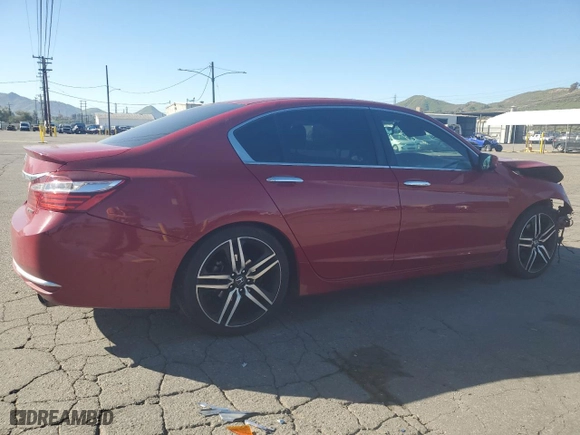 2017 Honda Accord Sedan Sport with VIN 1HGCR2F53HA000664, listed as a Copart auction lot 50086355 with 118,503 mi miles and Salvage Title. Bid and sale history available at carsss.com. Image 3.