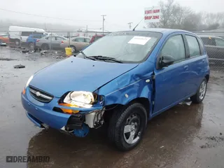 2008 Chevrolet Aveo LS with VIN KL1TD66608B010633, listed as a IAAI auction lot 41468073 with 73,744 mi miles. Bid and sale history available at carsss.com. Image 6.