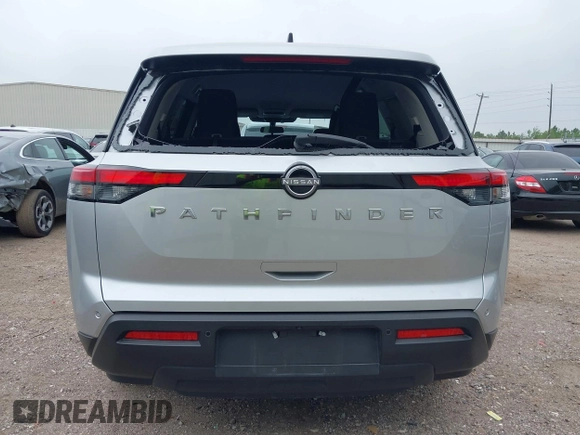 2023 Nissan Pathfinder S with VIN 5N1DR3AA7PC264417, listed as a IAAI auction lot 41892386 with 18,116 mi miles and . Bid and sale history available at DreamBid. Image 16.