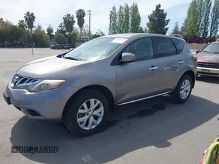 2012 Nissan Murano S with VIN JN8AZ1MU3CW101889, listed as a IAAI auction lot 42109643 with 174,502 mi miles and . Bid and sale history available at carsss.com. Image 2.
