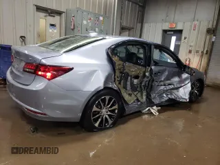 2016 Acura TLX Tech with VIN 19UUB1F55GA013465, listed as a Copart auction lot 86025724 with 28,148 mi miles and Salvage Title. Bid and sale history available at carsss.com. Image 3.