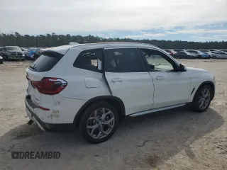 2021 BMW X3 sDrive30i z VIN 5UXTY3C03M9F63436, wystawiony jako Copart lot #45341545 z przebiegiem Nie podano mil oraz Szkoda całkowita • Salvage title. Historia ofert i sprzedaży dostępna na DreamBid. Obrazek 3.