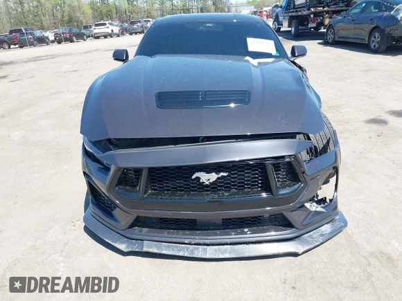2024 Ford Mustang GT with VIN 1FA6P8CF7R5416671, listed as a IAAI auction lot 41961232 with 8,805 mi miles. Bid and sale history available at carsss.com. Image 12.