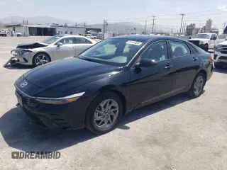 2024 Hyundai Elantra SEL with VIN KMHLM4DG2RU746211, listed as a Copart auction lot 54184085 with 4,783 mi miles and Salvage Title. Bid and sale history available at carsss.com. Image 1.