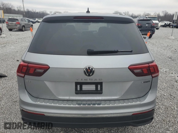 2023 Volkswagen Tiguan SE с VIN 3VVMB7AX8PM011840, выставлен на аукционе Copart как лот 83008624 с пробегом 23 847 миль миль и Списание • Salvage title. История ставок и продаж доступна на DreamBid. Изображение 6.