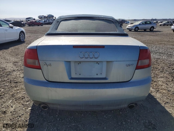 2005 Audi A4 1.8T with VIN WAUAC48HX5K001002, listed as a Copart auction lot 78748294 with 117,648 mi miles and Clean Title. Bid and sale history available at carsss.com. Image 6.