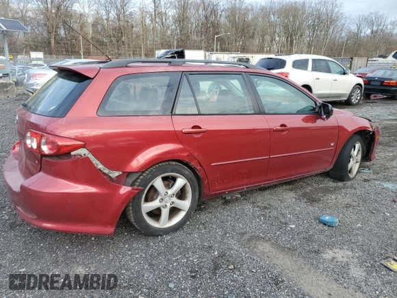 2005 Mazda 6 Sport S with VIN 1YVHP82D455M12407, listed as a Copart auction lot 86818114 with Not Provided miles and Salvage Title. Bid and sale history available at DreamBid. Image 3.