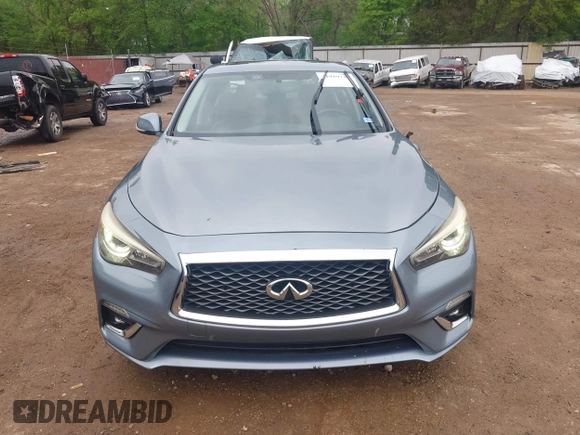 2018 Infiniti Q50 3.0t LUXE with VIN JN1EV7AP4JM357903, listed as a IAAI auction lot 41919730 with 130,858 mi miles. Bid and sale history available at carsss.com. Image 12.