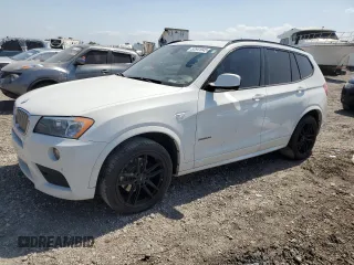 2014 BMW X3 xDrive35i with VIN 5UXWX7C51E0E76059, listed as a Copart auction lot 53541045 with 120,915 mi miles and Clean Title. Bid and sale history available at DreamBid. Image 1.
