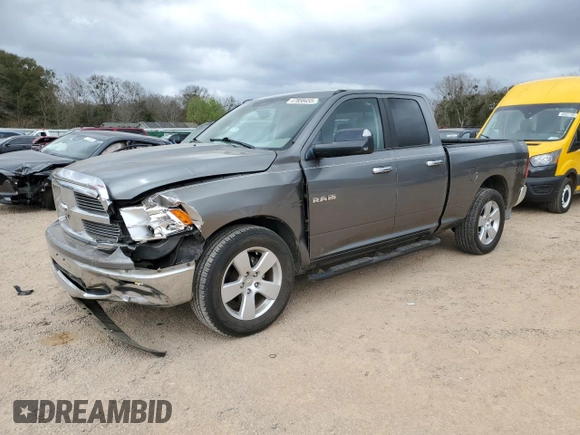 2010 Dodge 1500 SLT with VIN 1D7RB1GT4AS162734, listed as a Copart auction lot 47858455 with 131,217 mi miles and Salvage Title. Bid and sale history available at carsss.com. Image 1.