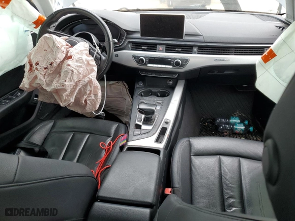 2017 Audi A4 Premium Plus with VIN WAUENAF4XHN012076, listed as a Copart auction lot 80550914 with 0 mi miles and Salvage Title. Bid and sale history available at carsss.com. Image 8.