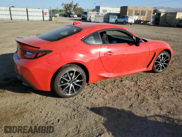 2023 Toyota GR86 with VIN JF1ZNBB1XP9761592, listed as a Copart auction lot 75330854 with 10,241 mi miles and Salvage Title. Bid and sale history available at carsss.com. Image 3.