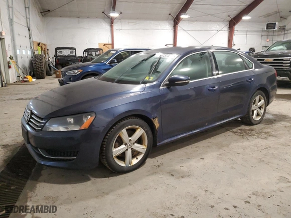 2012 Volkswagen Passat SE with VIN 1VWBP7A30CC011599, listed as a Copart auction lot 47373265 with 131,840 mi miles and Clean Title. Bid and sale history available at carsss.com. Image 1.
