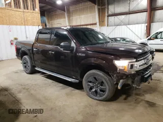 2020 Ford F-150 XL with VIN 1FTEW1EP2LKF10584, listed as a Copart auction lot 60520615 with 64,150 mi miles and Salvage title. Bid and sale history available at DreamBid. Image 4.
