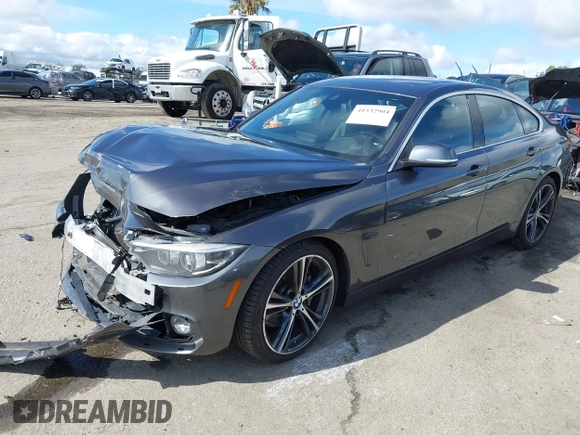 2018 BMW 4 Series 440i with VIN WBA4J5C51JBF07174, listed as a IAAI auction lot 41532904 with 63,745 mi miles and . Bid and sale history available at DreamBid. Image 19.
