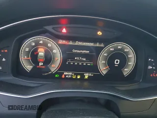 2020 Audi A6 Premium Plus with VIN WAUE8AF2XLN061809, listed as a Copart auction lot 82834064 with 69,449 mi miles and Salvage Title. Bid and sale history available at carsss.com. Image 9.