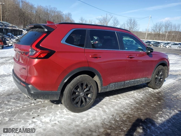 2024 Honda CR-V Hybrid Sport with VIN 5J6RS6H52RL007090, listed as a Copart auction lot 44068245 with 23,964 mi miles and Salvage Title. Bid and sale history available at carsss.com. Image 3.