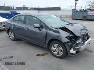 2013 Honda Civic LX with VIN 19XFB2F59DE232287, listed as a IAAI auction lot 42068594 with 132,231 mi miles and . Bid and sale history available at DreamBid. Image 1.