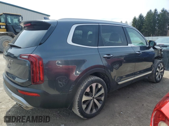 2022 Kia Telluride S with VIN 5XYP6DHC7NG244569, listed as a Copart auction lot 52546445 with 58,969 mi miles and Salvage Title. Bid and sale history available at DreamBid. Image 3.