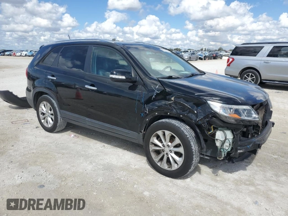 2014 Kia Sorento EX with VIN 5XYKU4A70EG534312, listed as a Copart auction lot 47099055 with 190,960 mi miles and Salvage Title. Bid and sale history available at carsss.com. Image 4.