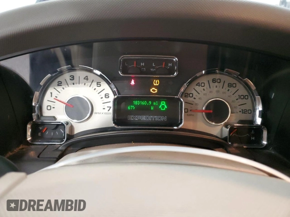 2011 Ford Expedition Max XLT with VIN 1FMJK1J50BEF02278, listed as a Copart auction lot 53820865 with 183,160 mi miles and Non repairable. Bid and sale history available at DreamBid. Image 9.