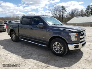 2016 Ford F-150 XLT with VIN 1FTEW1EP2GFB74157, listed as a Copart auction lot 50592055 with 41,982 mi miles and Salvage Title. Bid and sale history available at carsss.com. Image 4.