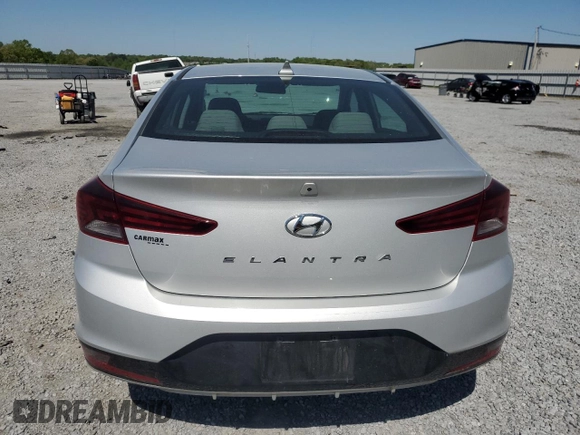 2020 Hyundai Elantra SEL with VIN 5NPD84LFXLH530114, listed as a Copart auction lot 53523765 with 30,367 mi miles and Salvage title. Bid and sale history available at DreamBid. Image 6.