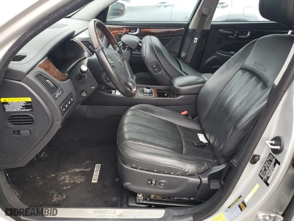 2011 Hyundai Equus Signature with VIN KMHGH4JF6BU034145, listed as a Copart auction lot 74469184 with NaN miles and Salvage Title. Bid and sale history available at carsss.com. Image 7.