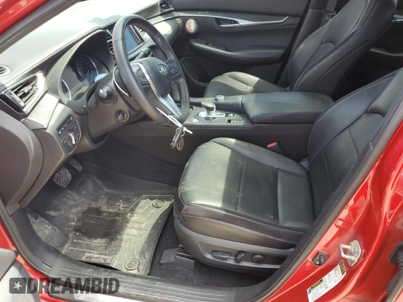 2022 Infiniti QX55 Sensory with VIN 3PCAJ5L31NF104767, listed as a Copart auction lot 57218455 with 73,694 mi miles and Clean title. Bid and sale history available at DreamBid. Image 7.