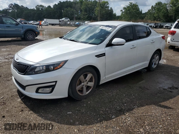 2015 Kia Optima LX with VIN 5XXGM4A71FG351688, listed as a Copart auction lot 64370145 with 199,304 mi miles and Clean title. Bid and sale history available at DreamBid. Image 1.
