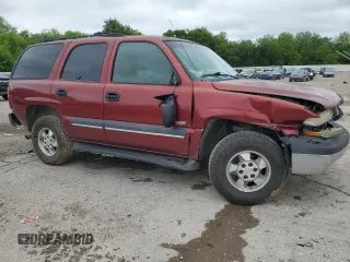 2003 Chevrolet Tahoe LS with VIN 1GNEC13Z63R237645, listed as a Copart auction lot 55961605 with Not provided miles and Salvage title. Bid and sale history available at DreamBid. Image 4.