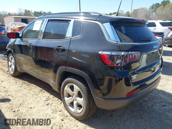 2021 Jeep Compass Latitude with VIN 3C4NJCBB4MT532251, listed as a IAAI auction lot 41889321 with 52,295 mi miles and . Bid and sale history available at DreamBid. Image 3.
